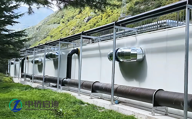 直擊萬噸污水處理項目現場